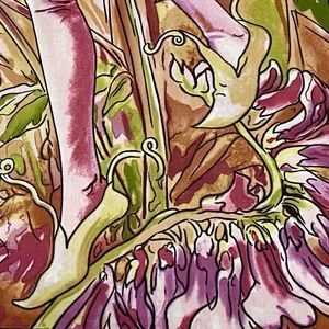 Pixie Flowers Fabric Panel - NWOT - 44x24” -